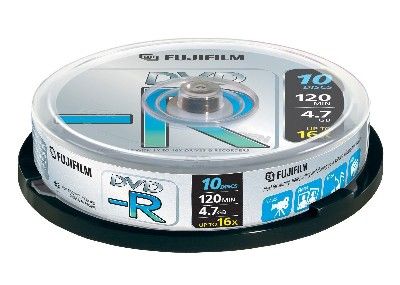 FujiFilm DVD-R 4.7GB 16x hengeres, 10db