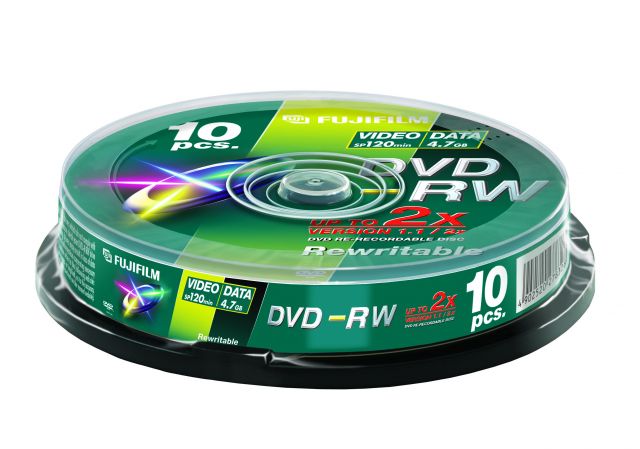 FujiFilm DVD-RW 4,7GB 2x hengeres 10db