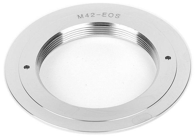 M42-EOS (chip) bajonett átalakító gyűrű