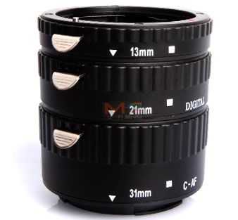 Meike Canon EOS Műanyag Közgyűrűsor 13-21-31mm