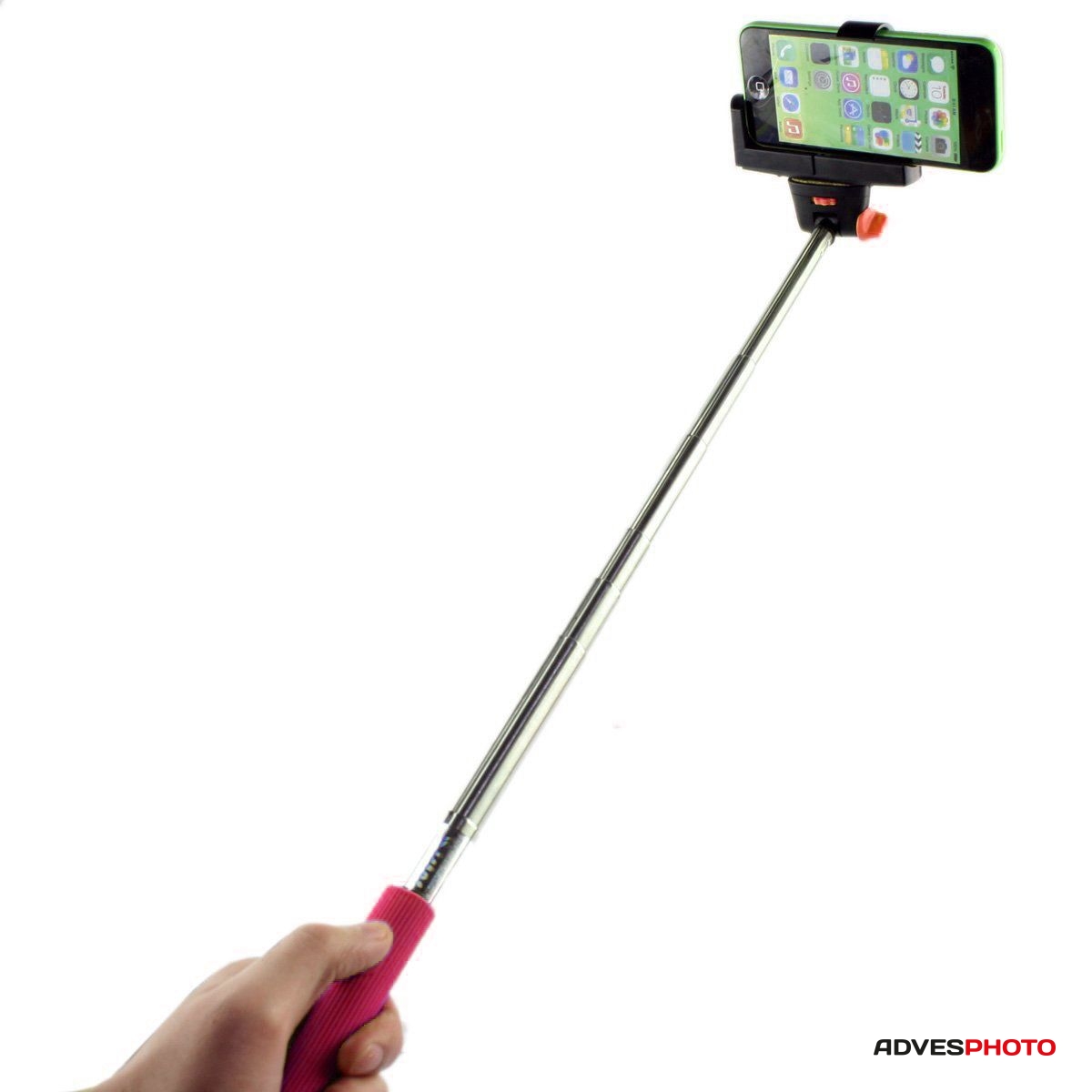 Selfie monopod beépített bluetooth távkioldóval és telefontartóval, rózsaszín /Teleszkópos/ Selfie monopod beépített bluetooth távkioldóval és telefontartóval, rózsaszín /Teleszkópos/