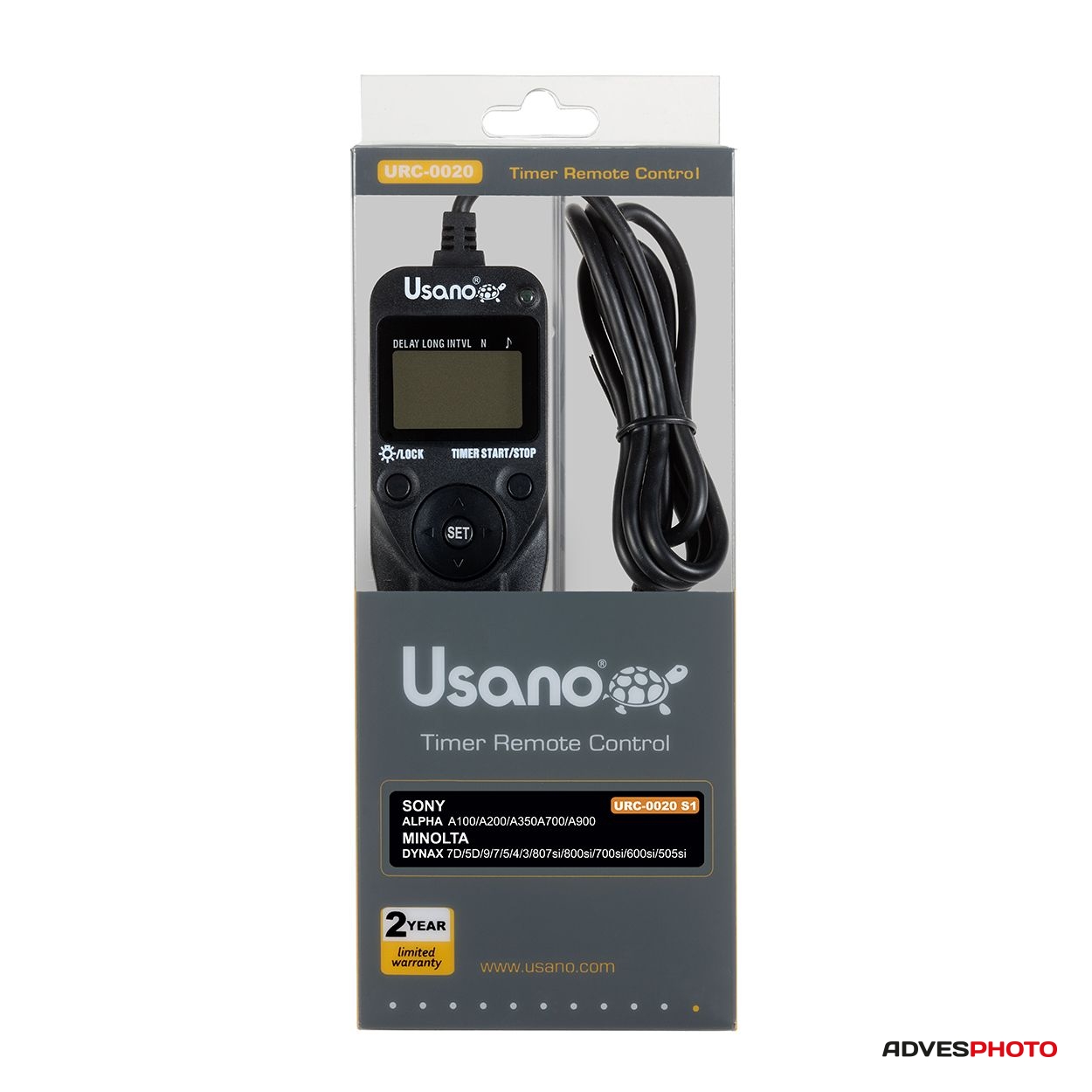 Jupio Sony RM-L1AM, RM-S1AM megfelelője az Usano URC-0020S1 időzítős távkioldó