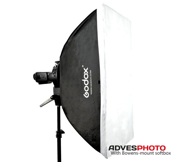 Godox S-típusú 40x40cm-es Softbox és rendszervaku tartó bowens bajonett csatlakozási ponttal + táska/ SFUV4040 /