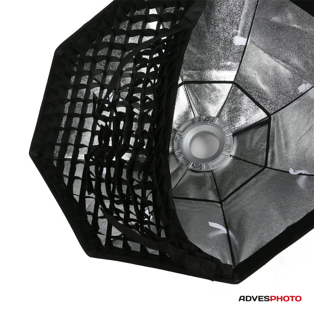 Godox octobox 95 cm méhsejtráccsal Bowen's csatlakozású aluminum Gyűrű adapter
