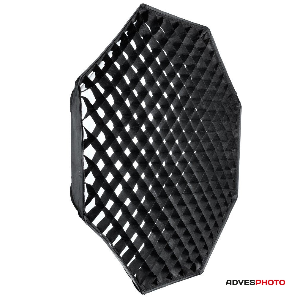 Godox octobox 95 cm méhsejtráccsal Bowen's csatlakozású aluminum Gyűrű adapter