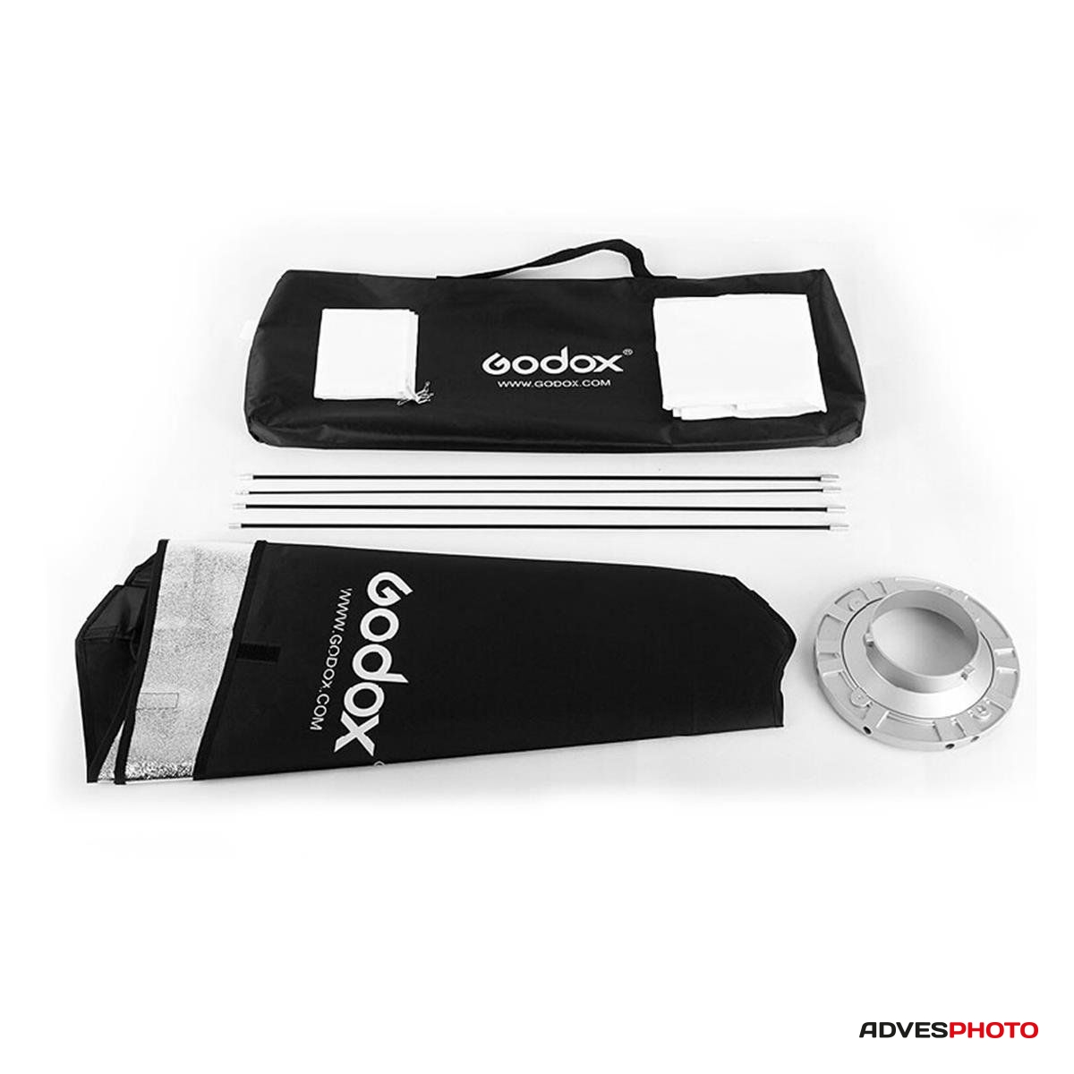 Godox softbox 60x90 cm Bowen's csatlakozású aluminum Gyűrű adapter(SB-BW-6090)