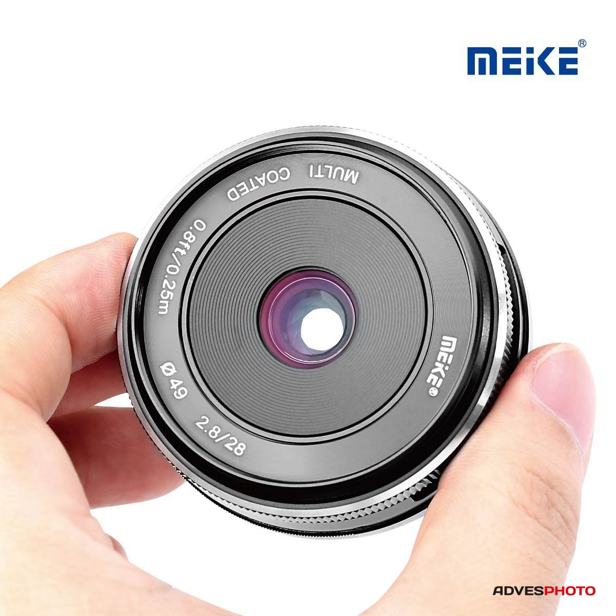 Meike 28mm f / 2.8 fix objektív Fujifilm tükör nélküli fényképezőgéphez