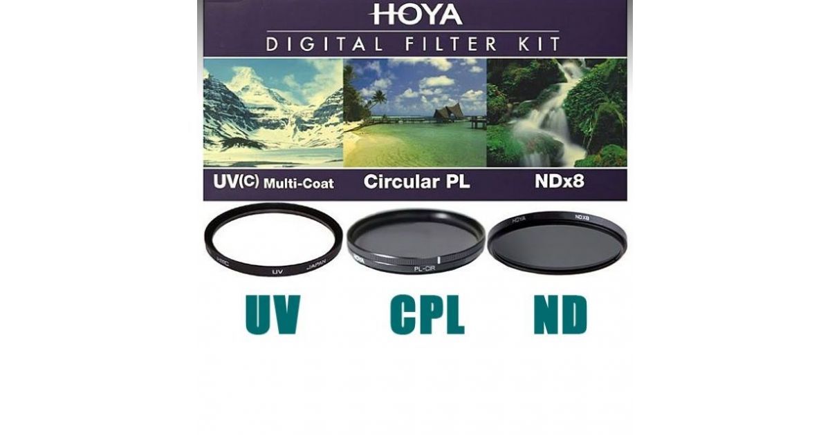 Hoya Digital Filter Kit UV,CPL,ND 37mm szűrőkkel