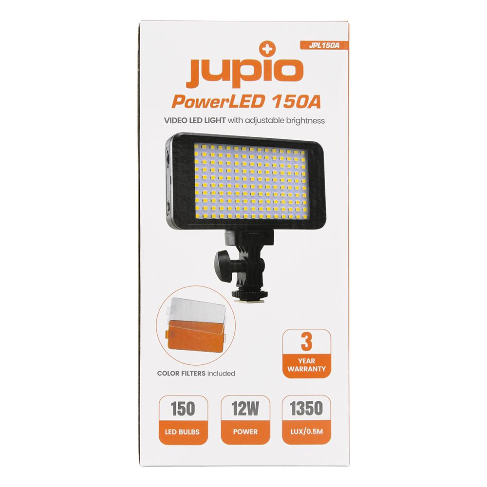 Jupio PowerLED 150 LED vámpa beépített akkumulátorral