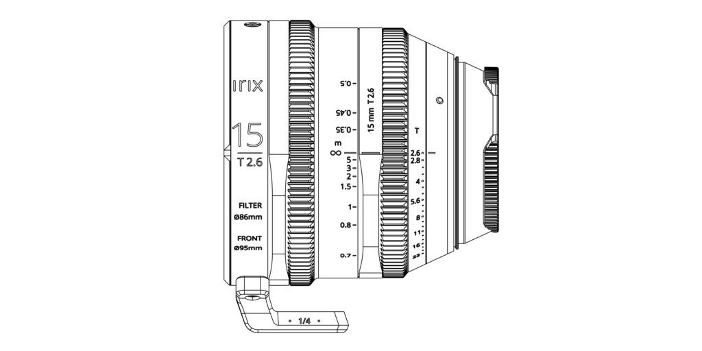 Irix Cine Lens 15mm T/2.6 Sony E - nagylátószögű objektív