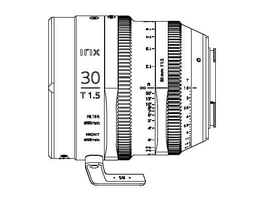 Irix Cine Lens 30mm T/1.5 Arri PL - nagylátószögű objektív