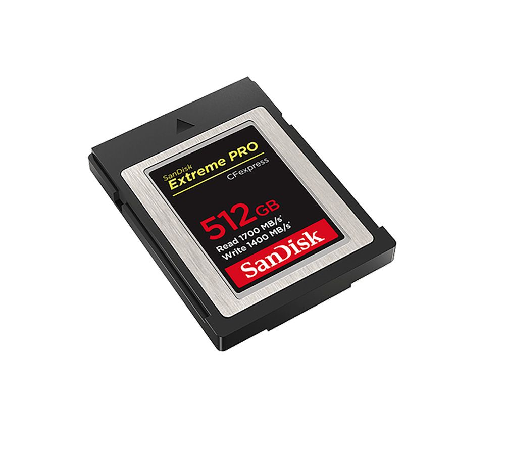 SanDisk Extreme Pro CFExpress™ 512GB memóriakártya (1700/1400 MB/s sebesség)
