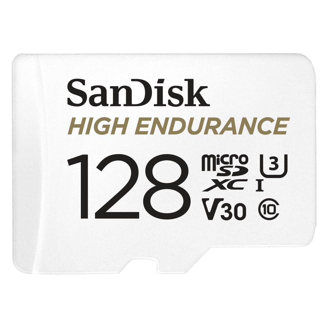 SanDisk microSDXC™ 128GB memóriakártya, High Endurance (olvasási sebesség: 100 MB/s, írási sebesség: 40 MB/s) V30, A2, C10, U3, Full HD, 4K
