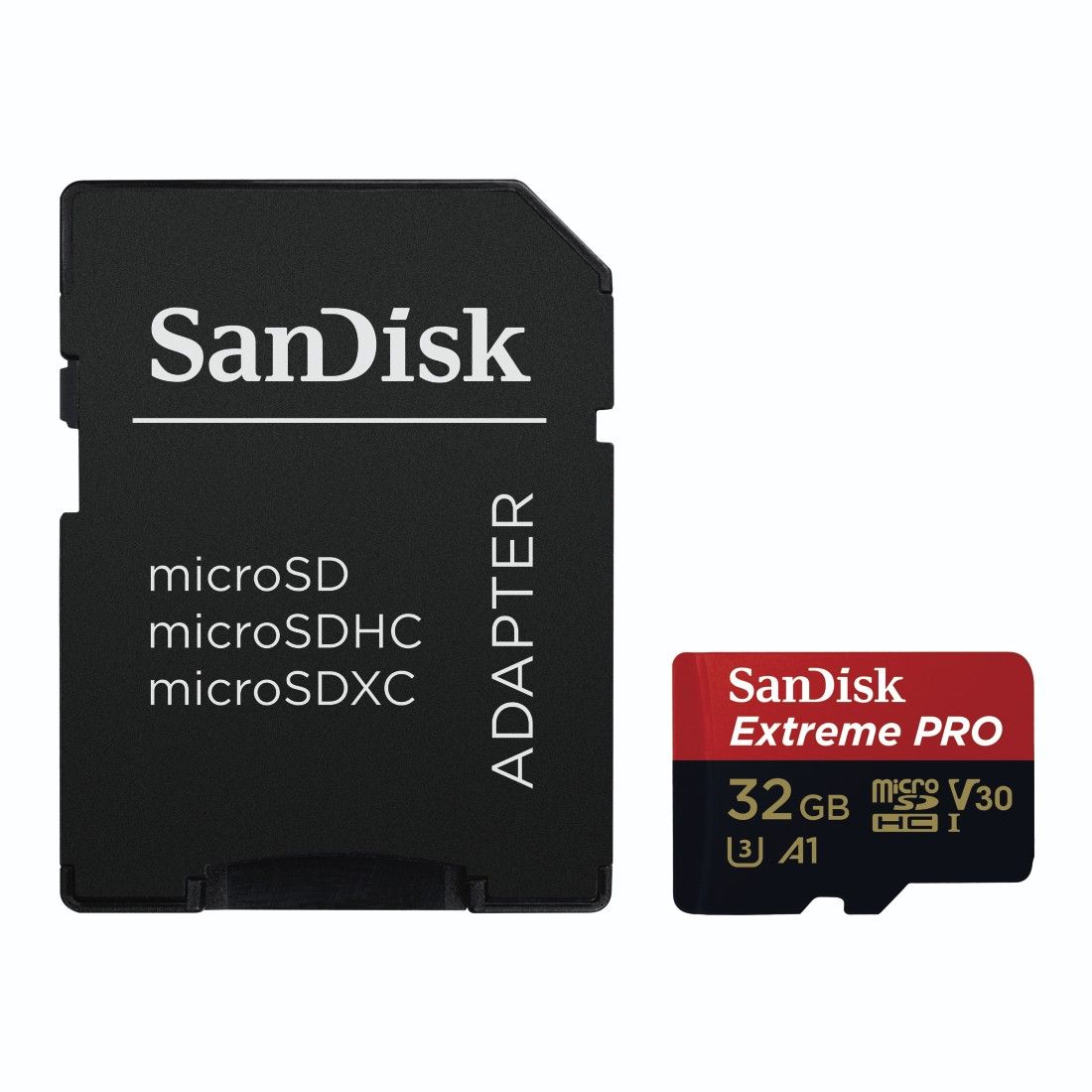 SanDisk microSDHC™ Mobile Extreme PRO™ 32GB memóriakártya, + adapter, (olvasási seb.: 100MB/s & írási seb.: 90MB/s), UHS-1, V30, A1 + Rescue Pro Deluxe