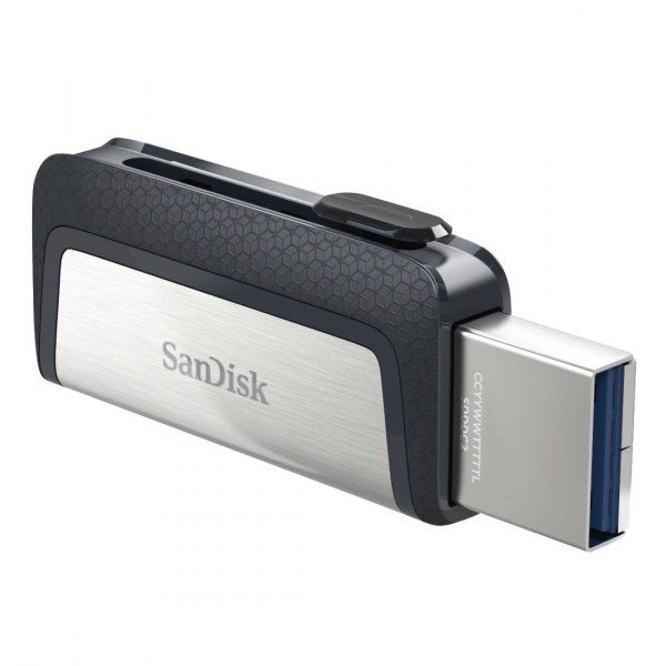 SanDisk Ultra® DUALTM USB 3.1 32GB + USB TYPE-C / Mobil memória, Android APP, 150 MB/s