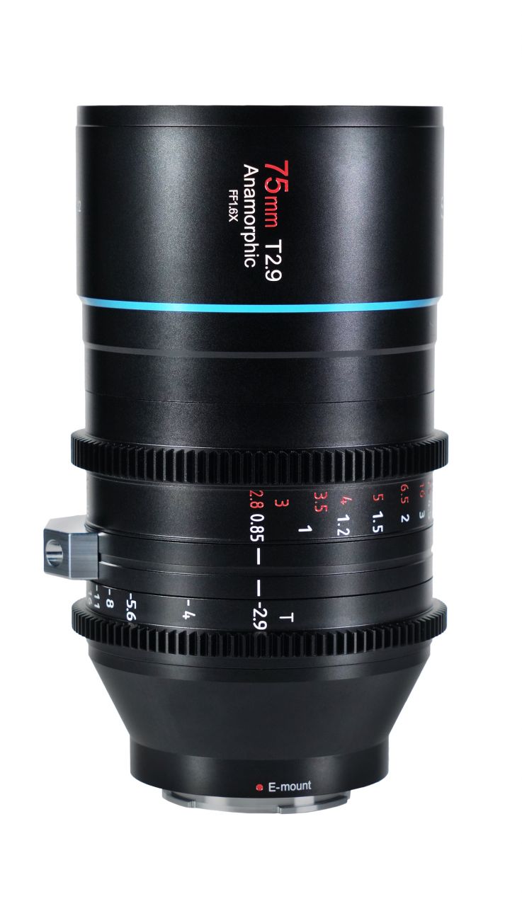 SIRUI Venus 75mm T2.9 1.6x Full Frame Anamorf objektív Nikon Z bajonettel
