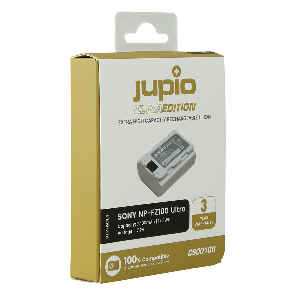 Jupio Sony NP-FZ100 Ultra 2400mAh fényképezőgép akkumulátor