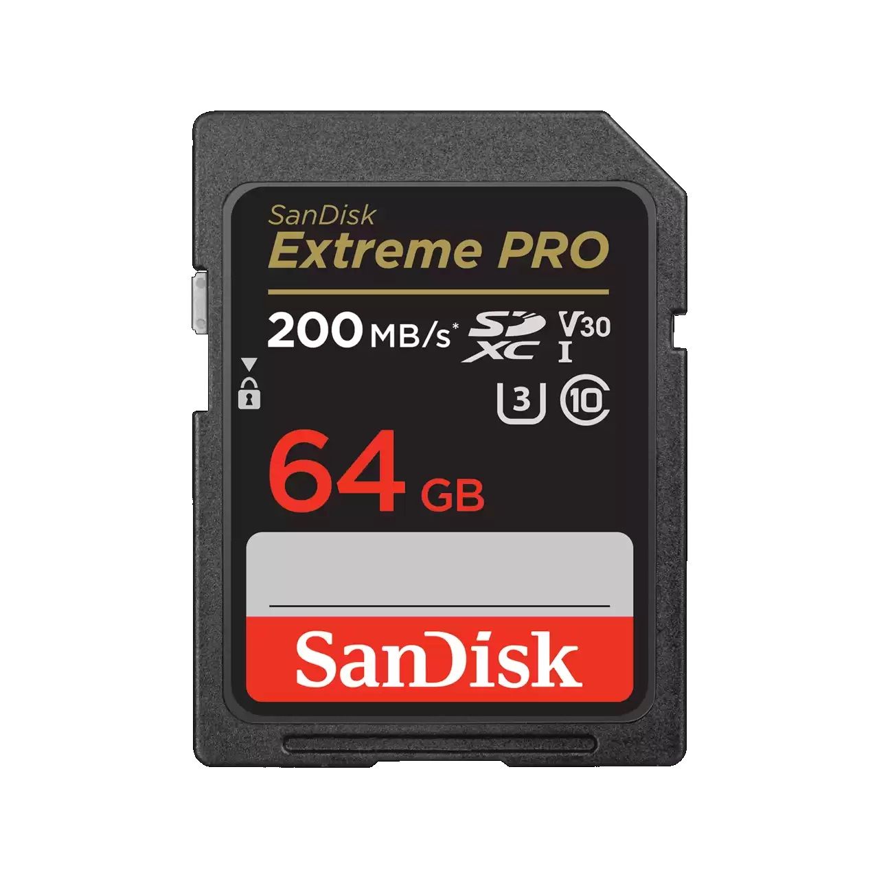 SanDisk Extreme PRO SDXC™ 64GB memóriakártya ( 200MB/s olvasási / 90MB/s írási sebesség) UHS-I, Class 10, U3, V30