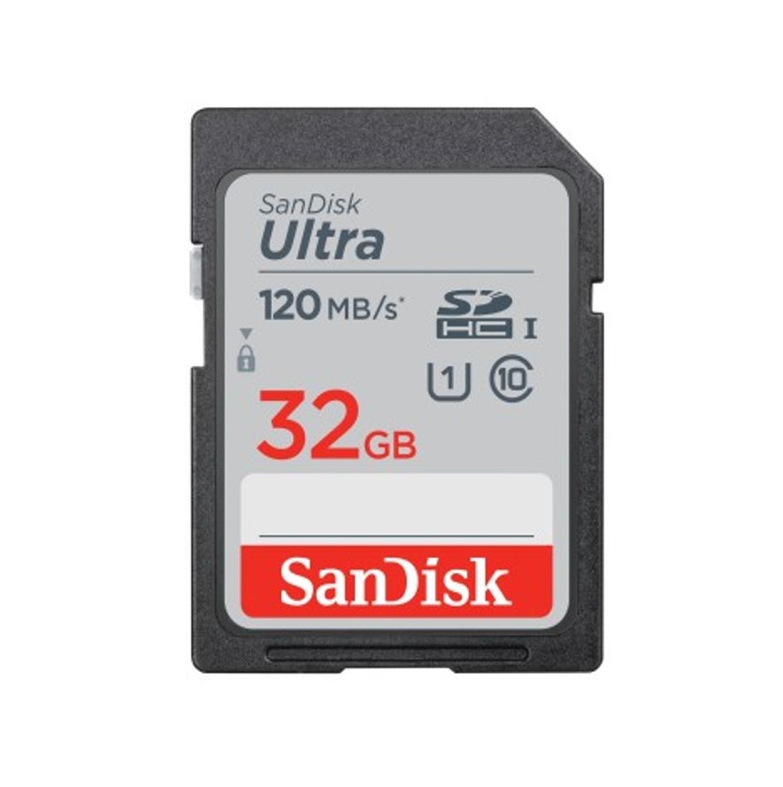 SanDisk SDHC™ Ultra™ 32GB memóriakártya (120 MB/s seb.) UHS-1, class 10