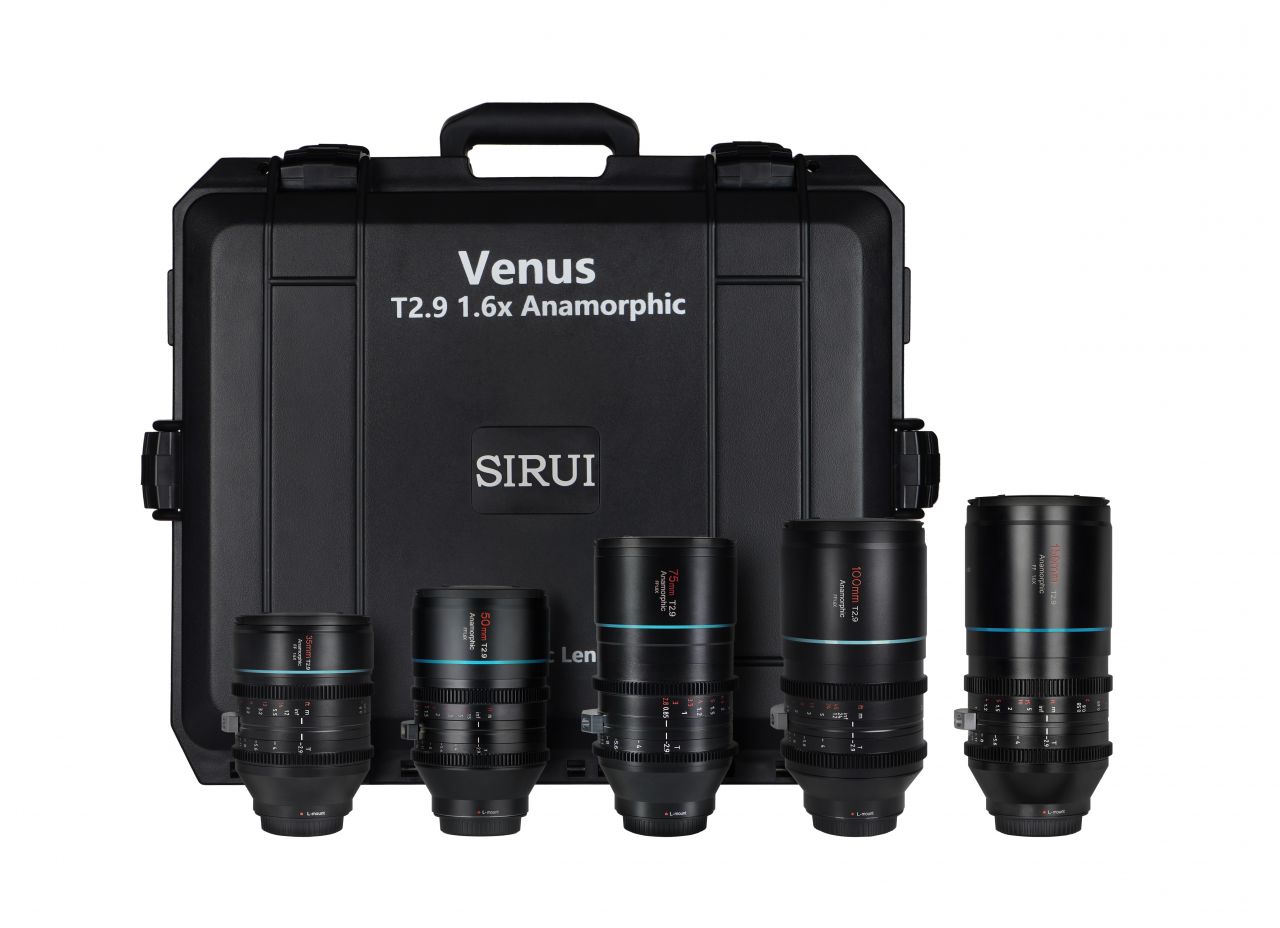 SIRUI Venus T2.9 1.6X quintet anamorf objektív készlet Leica L bajonettel