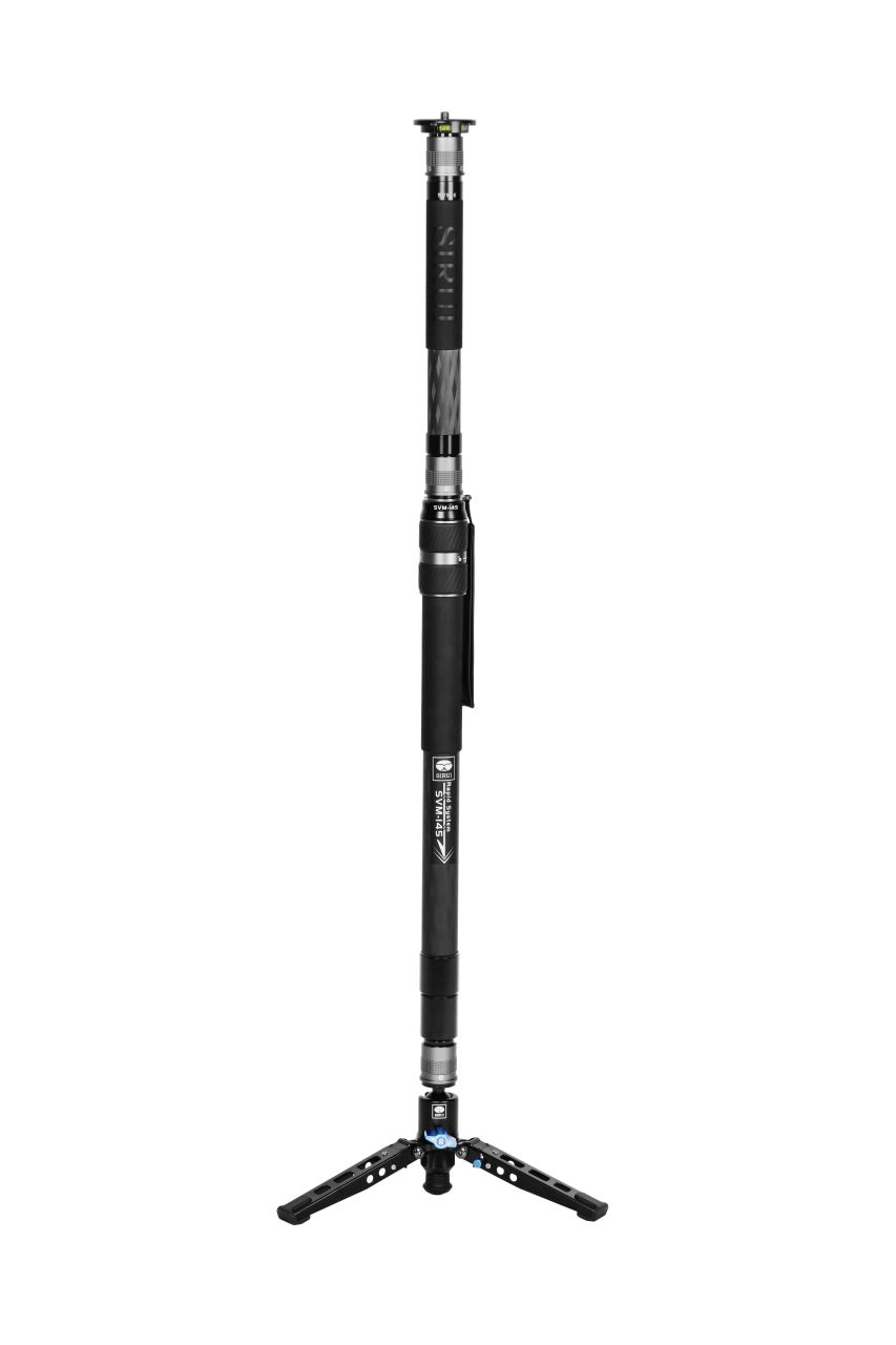 SIRUI SVM-145 egylépeses magasságállítású carbon monopod 3 lábú állványtalppal