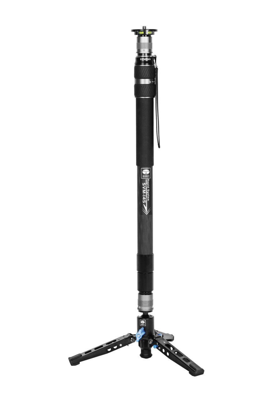 SIRUI SVM-145 egylépeses magasságállítású carbon monopod 3 lábú állványtalppal