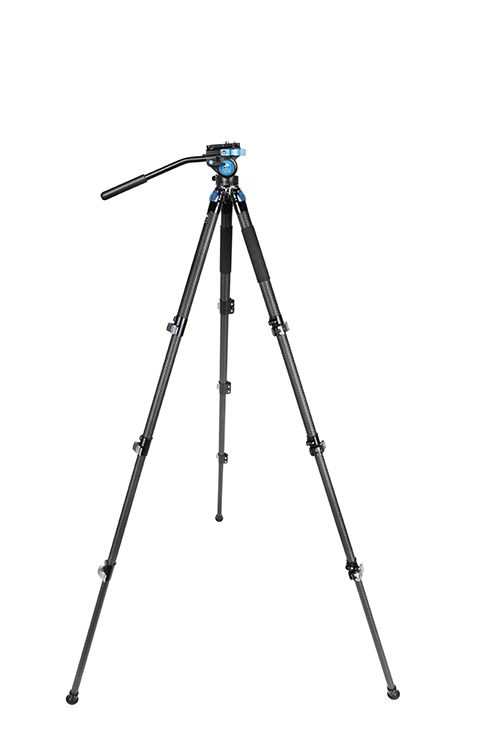 Sirui L-324F Landscape carbon tripod - utazásra tervezve + VA-5X videó fejjel