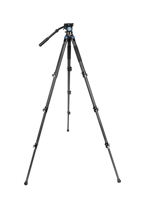 Sirui L-324F Landscape carbon tripod - utazásra tervezve + VH-10 videó fejjel