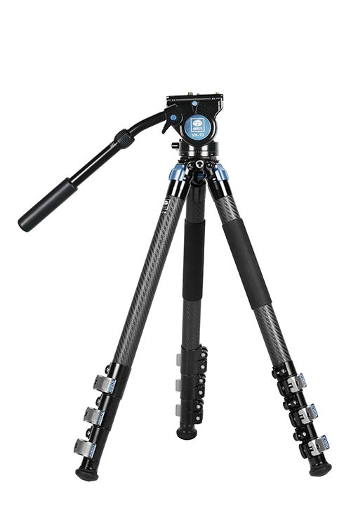 Sirui L-324F Landscape carbon tripod - utazásra tervezve + VH-10 videó fejjel