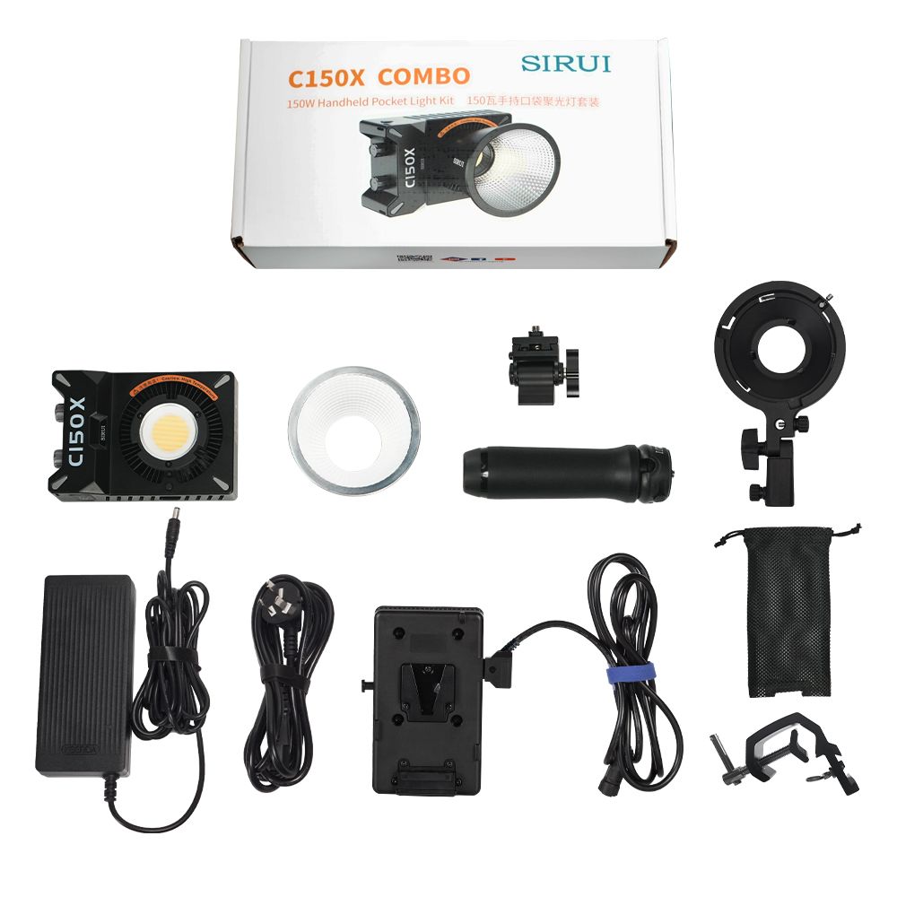 Sirui C150X COMBO kompakt kézi LED videófény szett