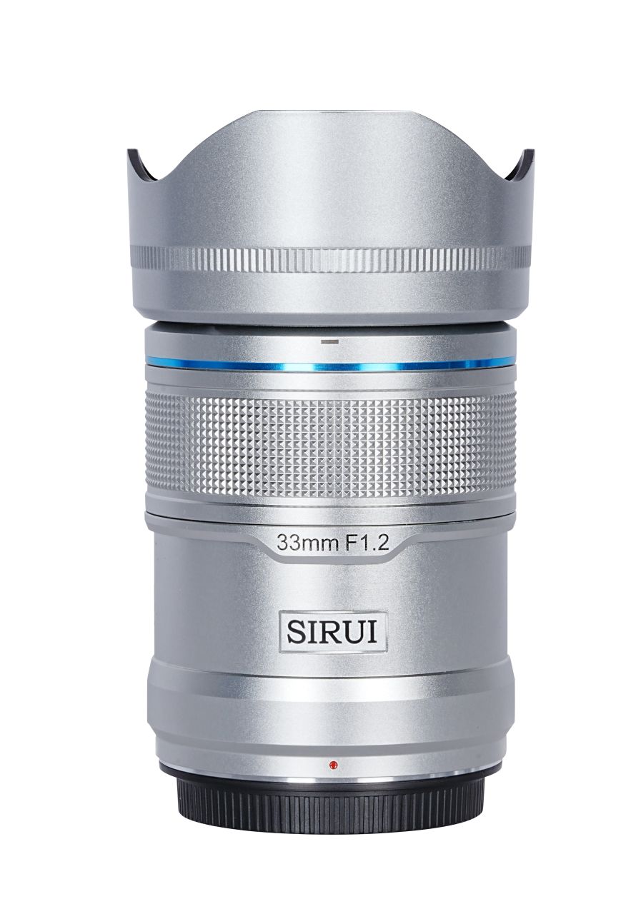 SIRUI Sniper 33mm-es F1.2 APSC AF objektív Sony E bajonettel (ezüst)