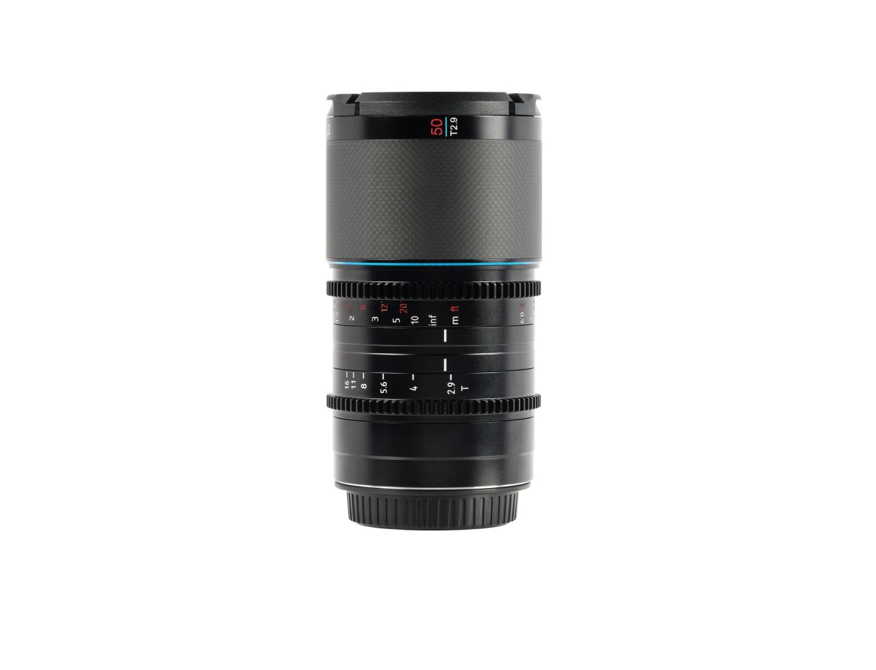 SIRUI Saturn 50mm & 75mm T2.9 1.6x full frame, carbon vázú anamorf objektív szett (Sony E, kék becsillanás)