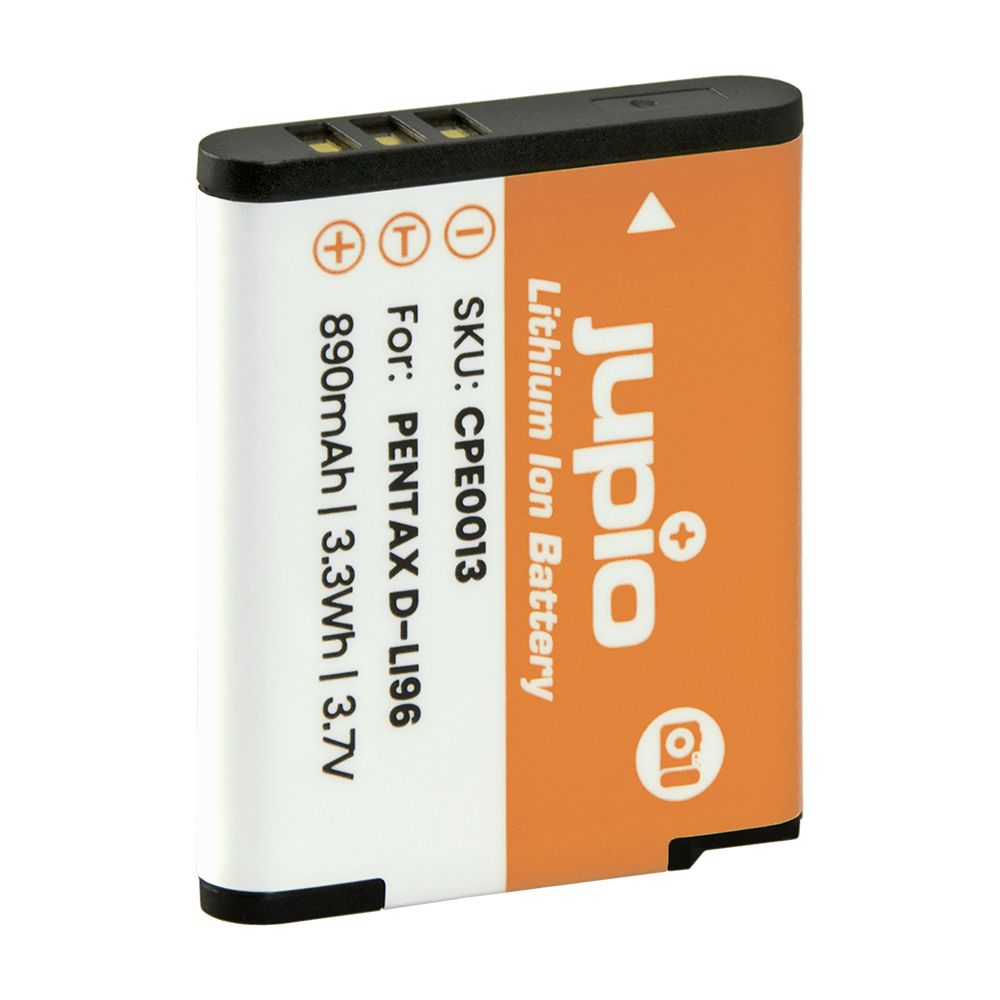 Jupio Pentax D-Li96 890mAh fényképezőgép akumulátor Jupio Pentax D-Li96 890mAh fényképezőgép akumulátor