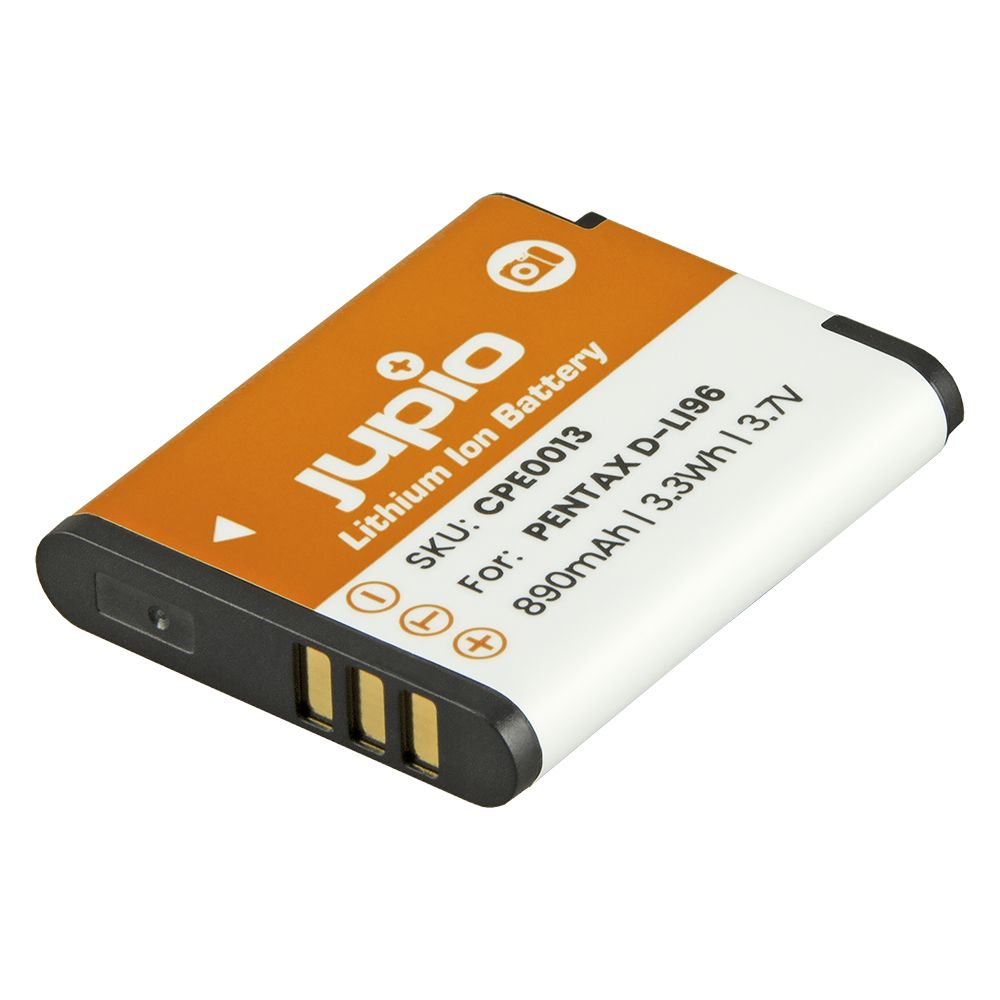 Jupio Pentax D-Li96 890mAh fényképezőgép akumulátor Jupio Pentax D-Li96 890mAh fényképezőgép akumulátor