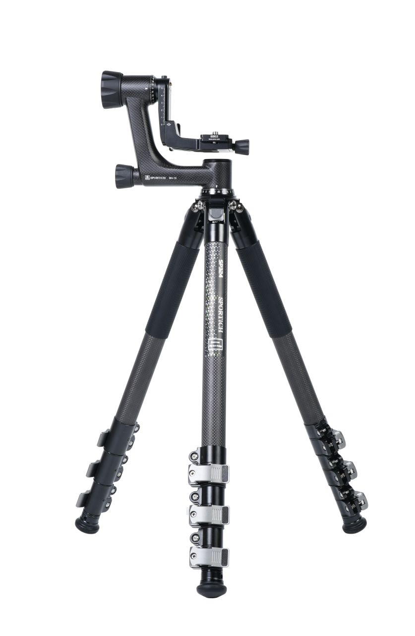 SIRUI SP324+BH-10 Sportich Karbon Tripod Flip Lock Rögzítéssel és BH-10 Gimbal Fejjel SIRUI SP324+BH-10 Sportich Karbon Tripod Flip Lock Rögzítéssel és BH-10 Gimbal Fejjel