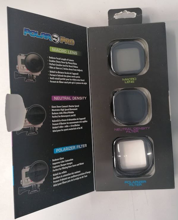 S+M Polarpro Szűrő szett (CPL, ND, Macro) GoPro Hero3 hoz S+M Polarpro Szűrő szett (CPL, ND, Macro) GoPro Hero3 hoz