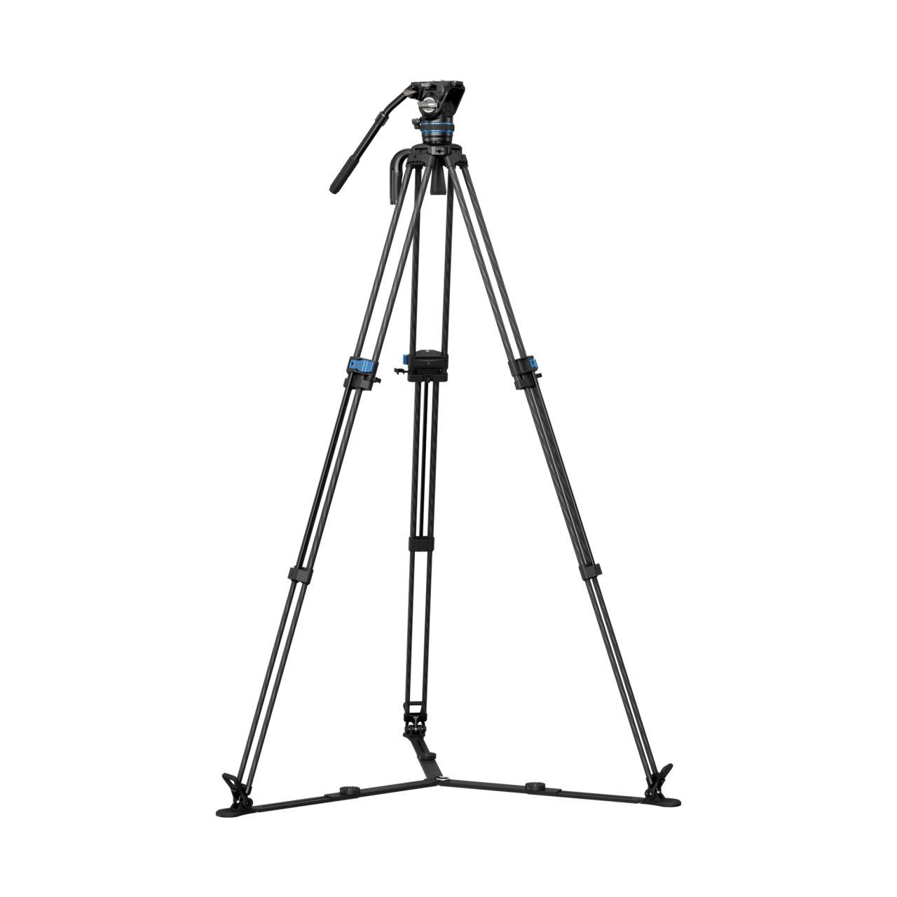 SIRUI SQ75 Nehéz Teherbírású Szénszálas Rapid-Rendszerű Videós Állvány S5 Fluid Fejjel SIRUI SQ75 Nehéz Teherbírású Szénszálas Rapid-Rendszerű Videós Állvány S5 Fluid Fejjel