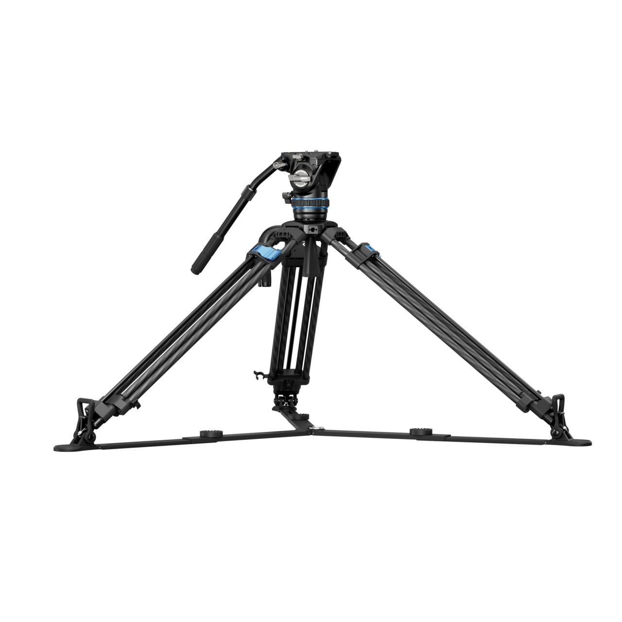 SIRUI SQ75 Nehéz Teherbírású Szénszálas Rapid-Rendszerű Videós Állvány S5 Fluid Fejjel SIRUI SQ75 Nehéz Teherbírású Szénszálas Rapid-Rendszerű Videós Állvány S5 Fluid Fejjel