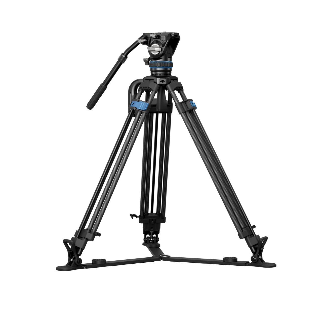 SIRUI SQ75 Nehéz Teherbírású Szénszálas Rapid-Rendszerű Videós Állvány S5 Fluid Fejjel SIRUI SQ75 Nehéz Teherbírású Szénszálas Rapid-Rendszerű Videós Állvány S5 Fluid Fejjel