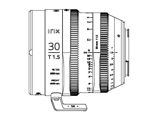 Irix Cine Lens 30mm T/1.5 Sony E - nagylátószögű objektív - Sérült doboz Irix Cine Lens 30mm T/1.5 Sony E - nagylátószögű objektív - Sérült doboz