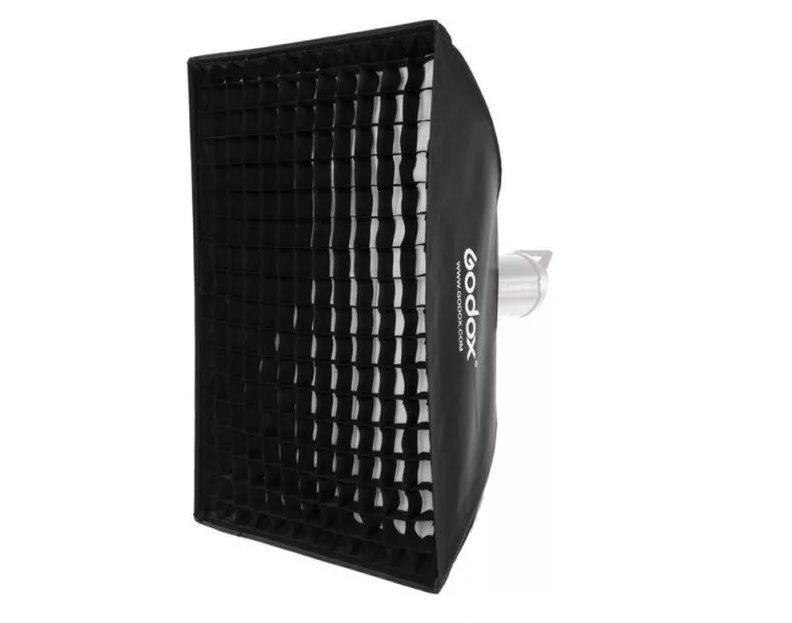 Godox softbox 60x60 cm méhsejtráccsal aluminium szorító gyűrűs adapter Godox softbox 60x60 cm méhsejtráccsal aluminium szorító gyűrűs adapter