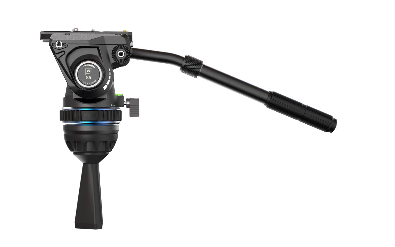 SIRUI S5 folyadékcsillapításos videófej gyorskioldó rendszerrel, 5 kg teherbírással