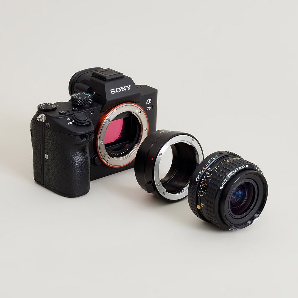 Urth objektív adapter – Pentax K objektív Sony E bajonettes fényképezőgéphez