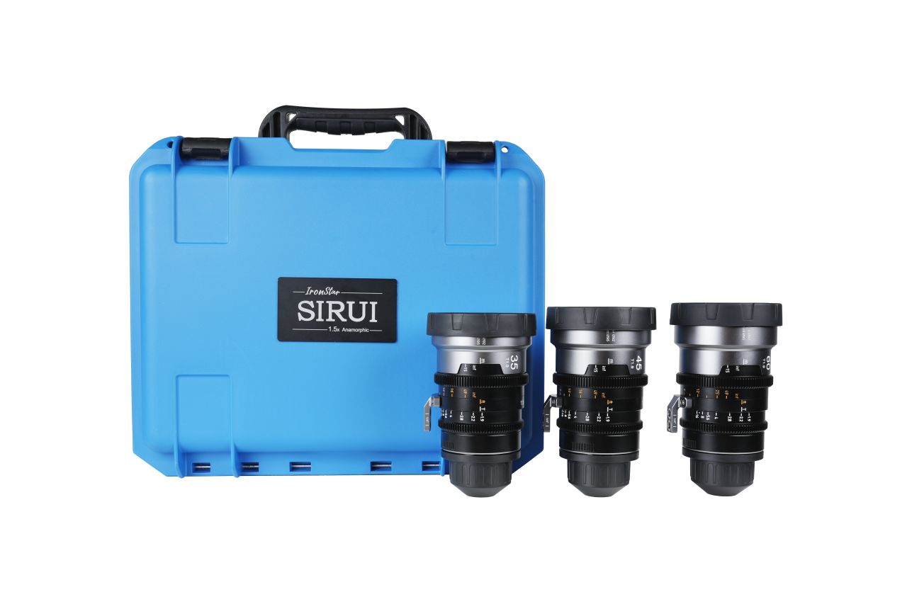 SIRUI IronStar T1.9 1.5X Anamorf Full Frame Cine Objektív szett 35mm & 45mm & 60mm (Semleges becsillanás) SIRUI IronStar T1.9 1.5X Anamorf Full Frame Cine Objektív szett 35mm & 45mm & 60mm (Semleges becsillanás)