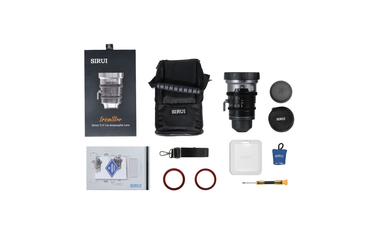 SIRUI IronStar T1.9 1.5X Anamorf Full Frame Cine Objektív 35mm (Kék Becsillanás) SIRUI IronStar T1.9 1.5X Anamorf Full Frame Cine Objektív 35mm (Kék Becsillanás)