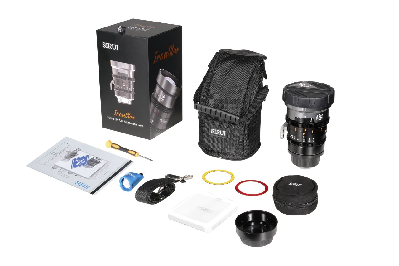 SIRUI IronStar T1.9 1.5× Anamorf Full Frame Cine Objektív 35mm (Semleges becsillanás) SIRUI IronStar T1.9 1.5× Anamorf Full Frame Cine Objektív 35mm (Semleges becsillanás)