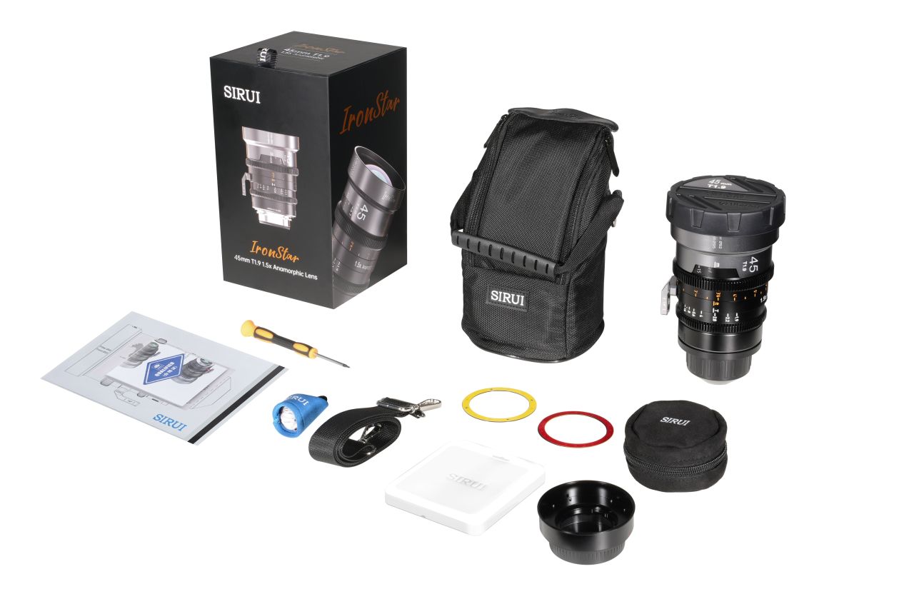SIRUI IronStar T1.9 1.5X Anamorf Full Frame Cine Objektív 45mm (Semleges Becsillanás) SIRUI IronStar T1.9 1.5X Anamorf Full Frame Cine Objektív 45mm (Semleges Becsillanás)
