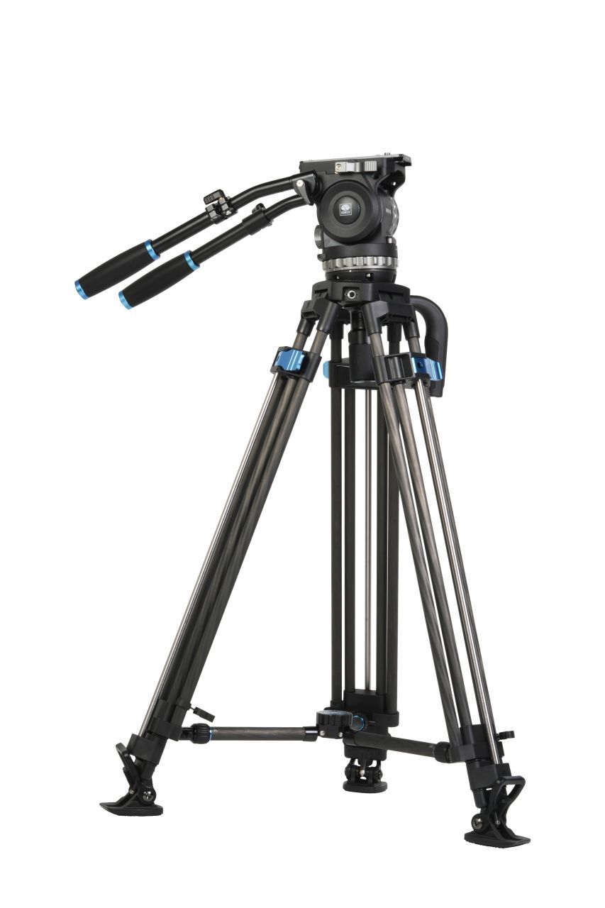 SIRUI Rapid SQ100 egylépeses magasságállítású tripod VHS18 fluid videófejjel