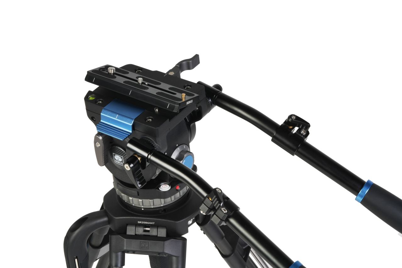 SIRUI Rapid SQ100 egylépeses magasságállítású tripod VHS18 fluid videófejjel