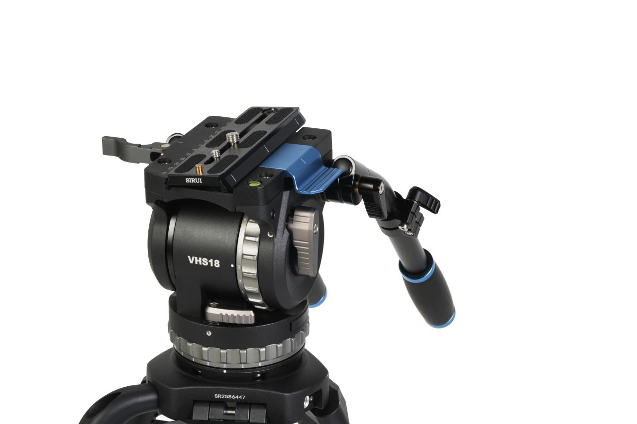 SIRUI Rapid SQ100 egylépeses magasságállítású tripod VHS18 fluid videófejjel